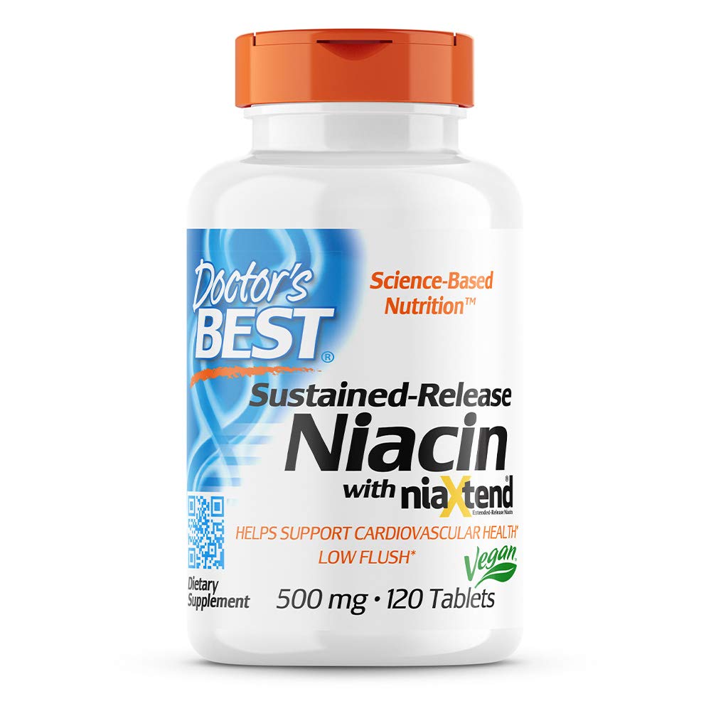 Foto 2 pulgar | Supplement Doctor's Best Timerelease Niacina 500 Mg 120 Tabletas - Venta Internacional.