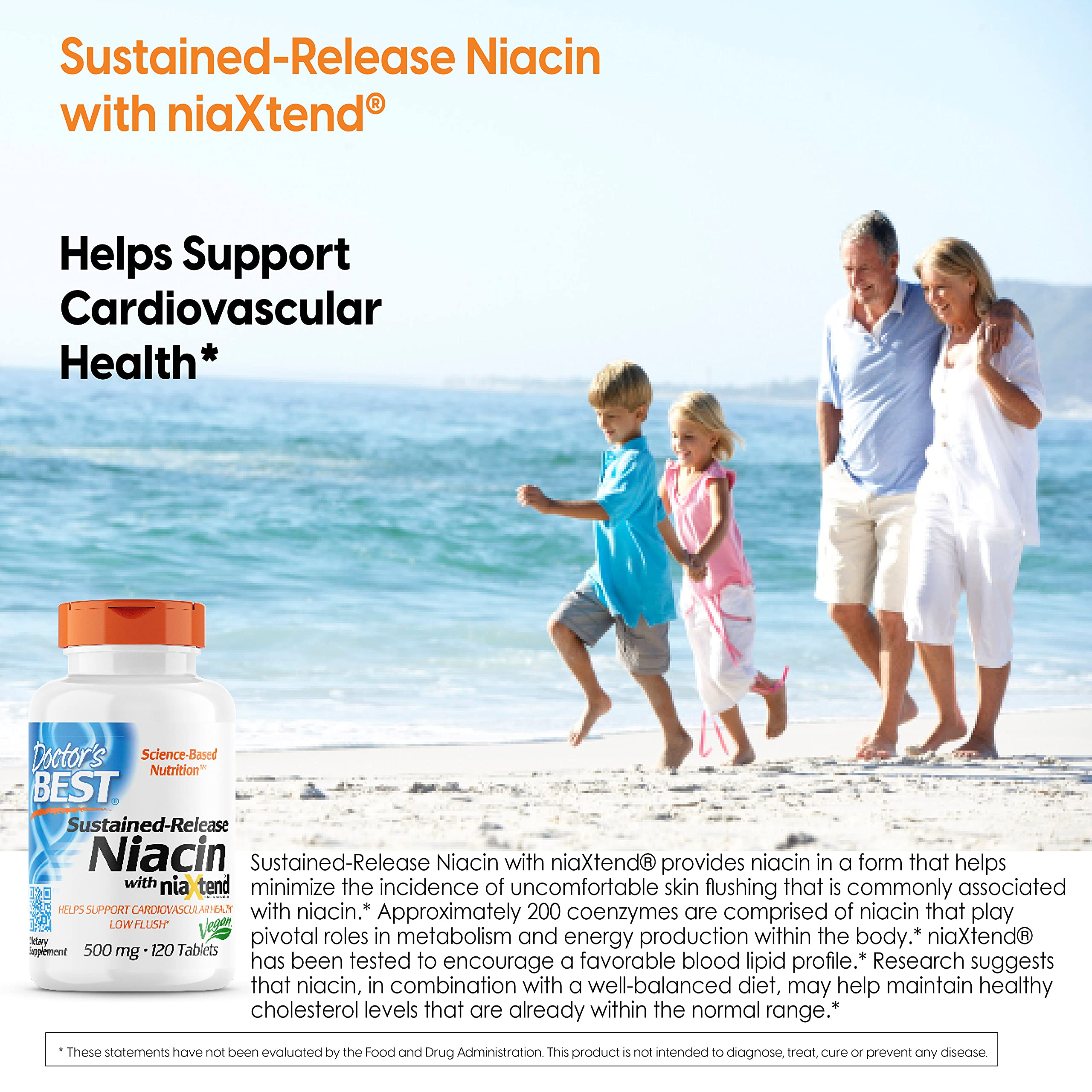 Foto 3 pulgar | Supplement Doctor's Best Timerelease Niacina 500 Mg 120 Tabletas - Venta Internacional.