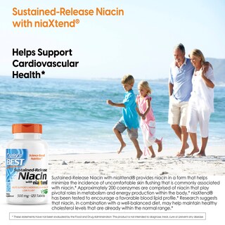 Foto 2 | Supplement Doctor's Best Timerelease Niacina 500 Mg 120 Tabletas - Venta Internacional.