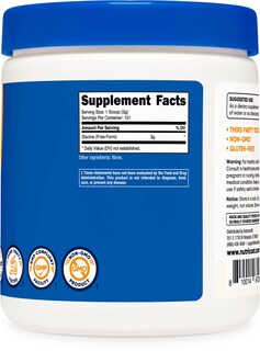 Foto 4 | Glicina En Polvo Nutricost 454 G, Sin Ogm, Sin Gluten, 1 Libra - Venta Internacional.