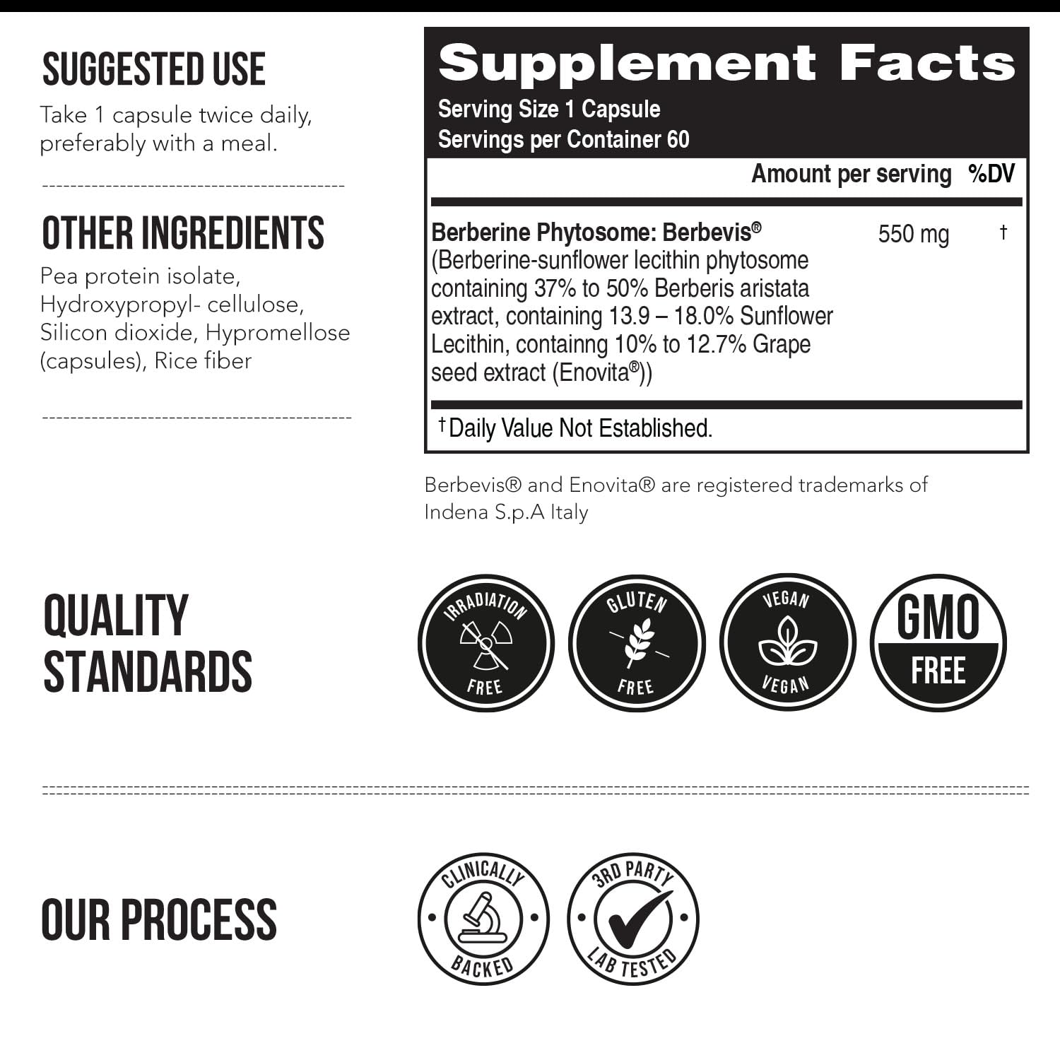 Foto 7 | Suplemento Triquetra Health Soactive Berberine 550 Mg - Venta Internacional.