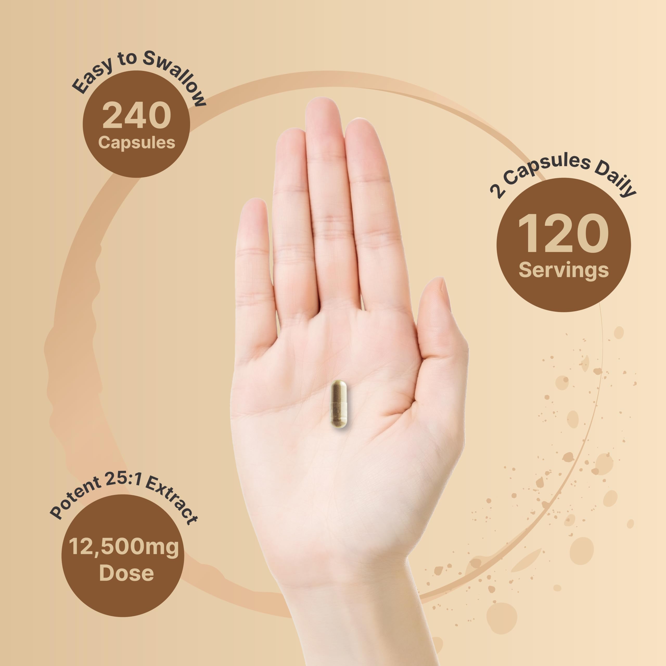 Foto 5 pulgar | Suplementos Naturebell Ashwagandha De 12.500 Mg Con Pimienta Negra - Venta Internacional.