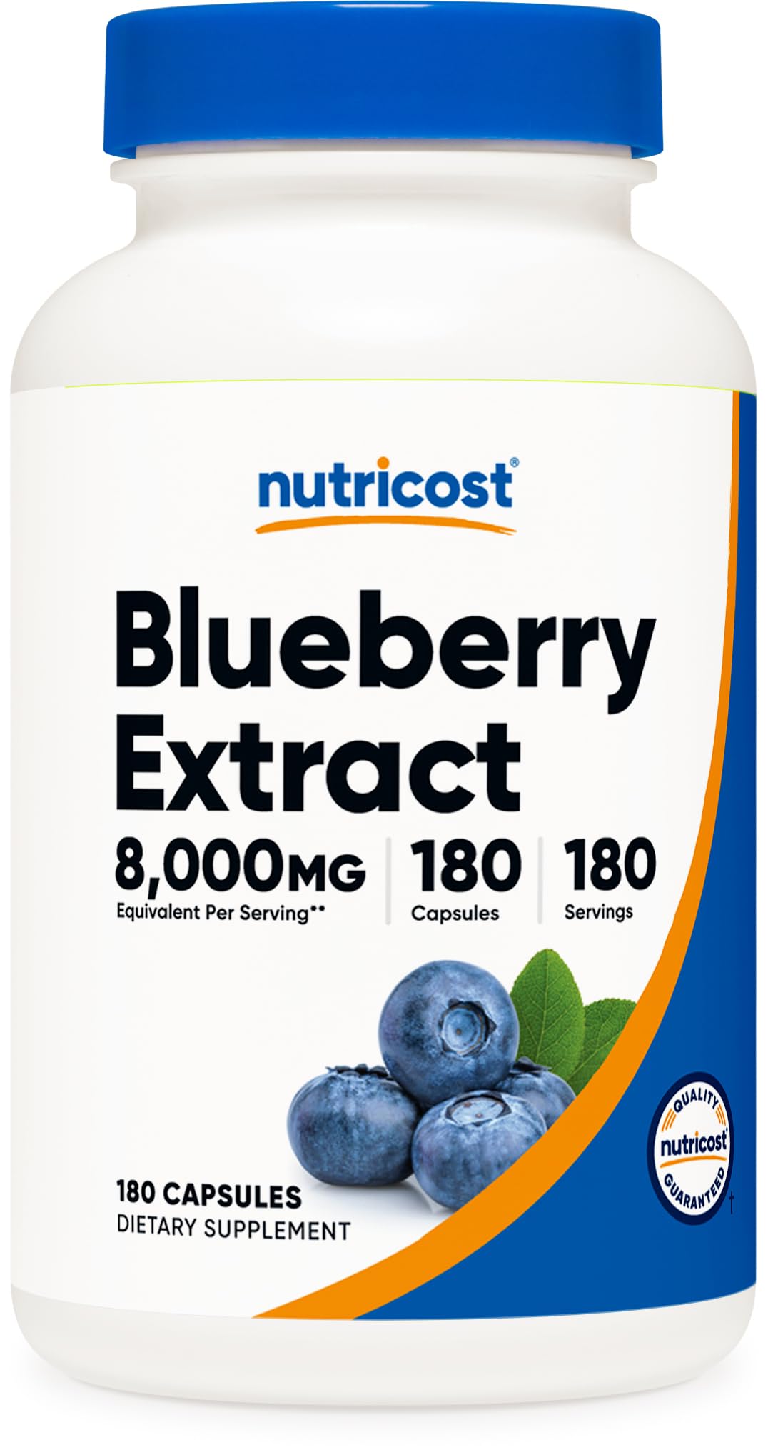 Foto 2 pulgar | Suplemento Nutricost Extracto De Arándano 8000 Mg 180 Cápsulas - Venta Internacional.