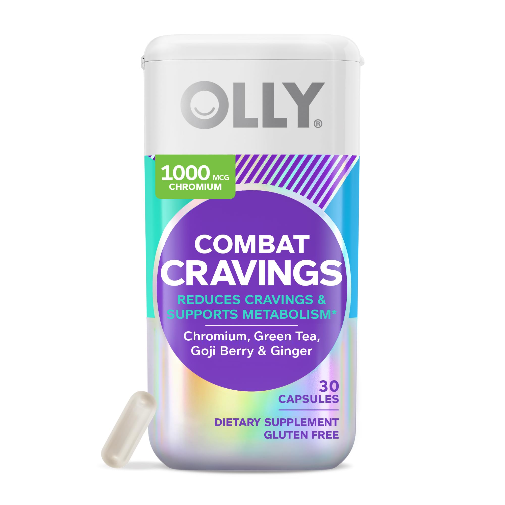 Foto 2 pulgar | Suplemento Olly Para Combatir Los Antojos, El Metabolismo Y La Energía, 30 Cápsulas - Venta Internacional.