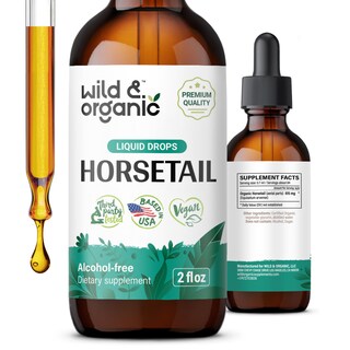 Foto 1 | Suplemento De Hierba De Cola De Caballo Silvestre Y Orgánica, 60 Ml, Para Cabello, Piel Y Uñas - Venta Internacional.