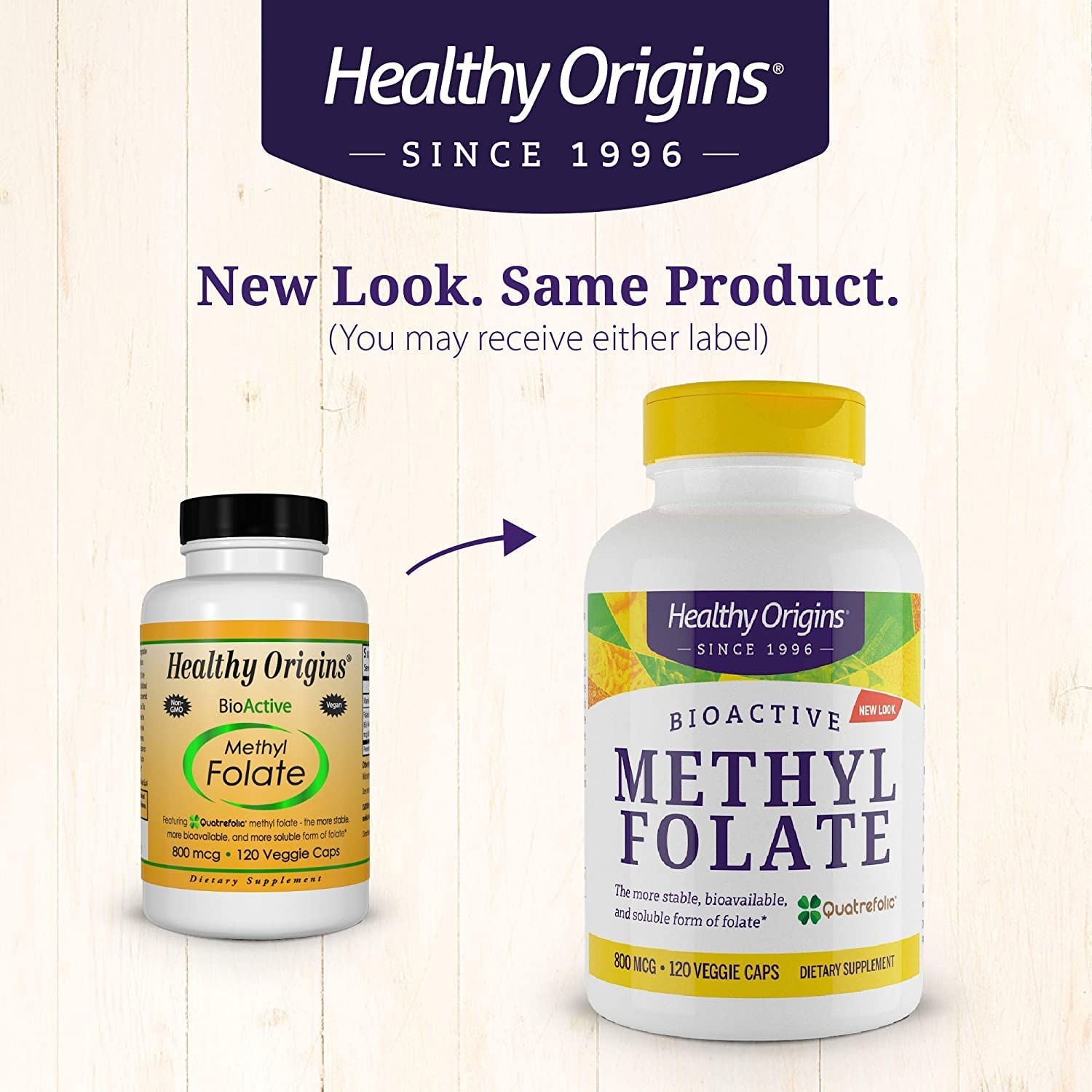 Foto 5 pulgar | Suplemento De Folato De Metilo De Healthy Origins 800 Mcg 120 Cápsulas - Venta Internacional.