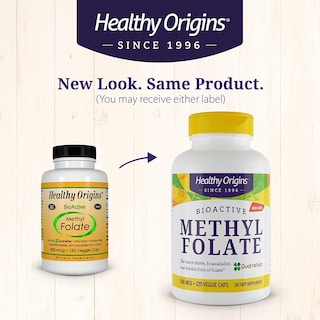 Foto 4 | Suplemento De Folato De Metilo De Healthy Origins 800 Mcg 120 Cápsulas - Venta Internacional.