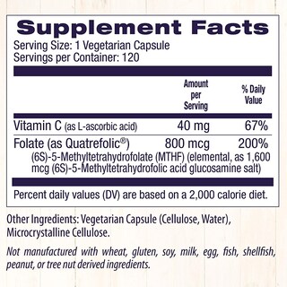Foto 5 | Suplemento De Folato De Metilo De Healthy Origins 800 Mcg 120 Cápsulas - Venta Internacional.