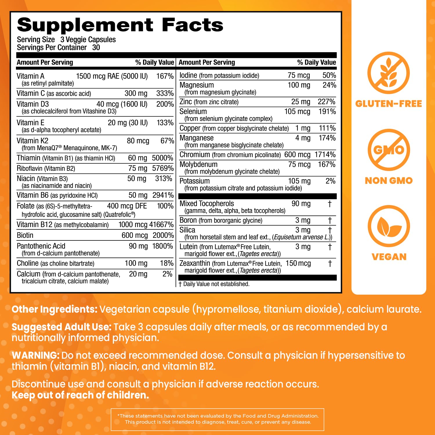 Foto 4 pulgar | Suplemento Doctor's Best Multivitamin 90 Cápsulas Vegetarianas - Venta Internacional.