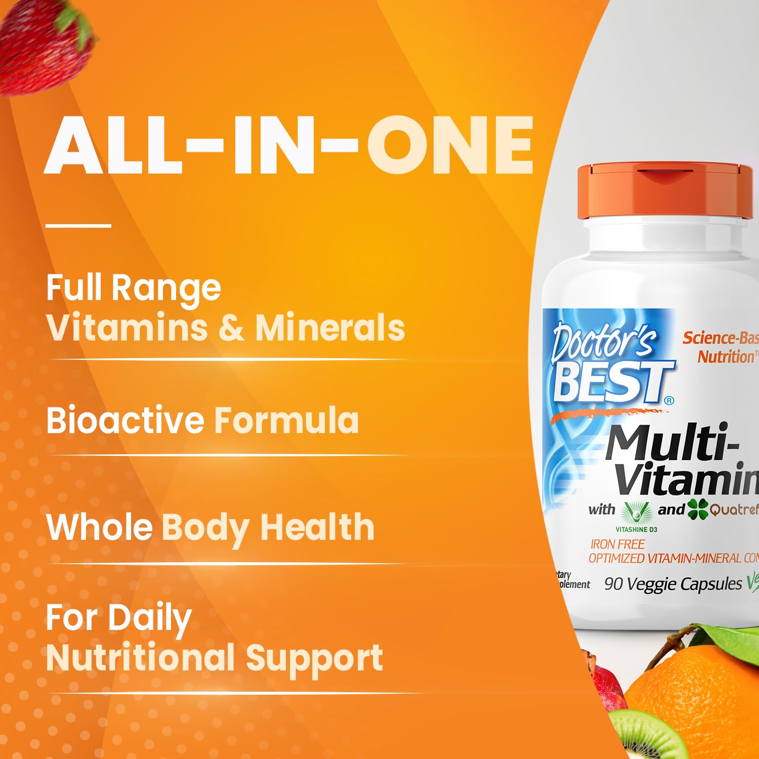 Foto 5 pulgar | Suplemento Doctor's Best Multivitamin 90 Cápsulas Vegetarianas - Venta Internacional.
