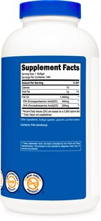 Foto 5 | Suplemento Nutricost, Aceite De Pescado, Omega 3, Cápsulas Blandas, 1000 Mg, 240 - Venta Internacional.