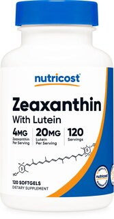 Foto 1 | Suplemento Nutricost De Zeaxantina Con Luteína, 20 Mg, 120 Cápsulas Blandas - Venta Internacional.