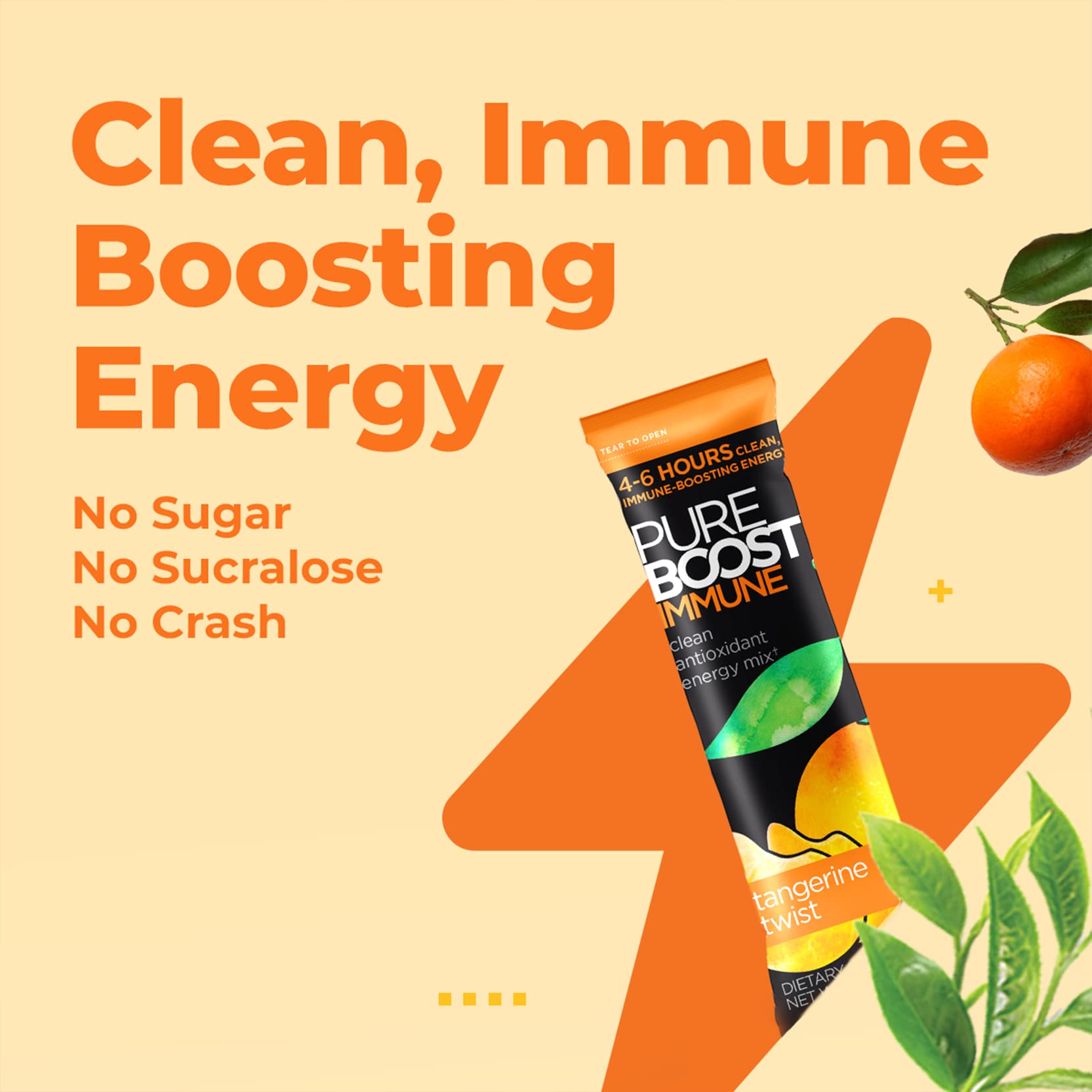 Foto 3 pulgar | Mezcla De Bebidas Energéticas Pureboost Immune Con Saúco, 30 Paquetes - Venta Internacional.