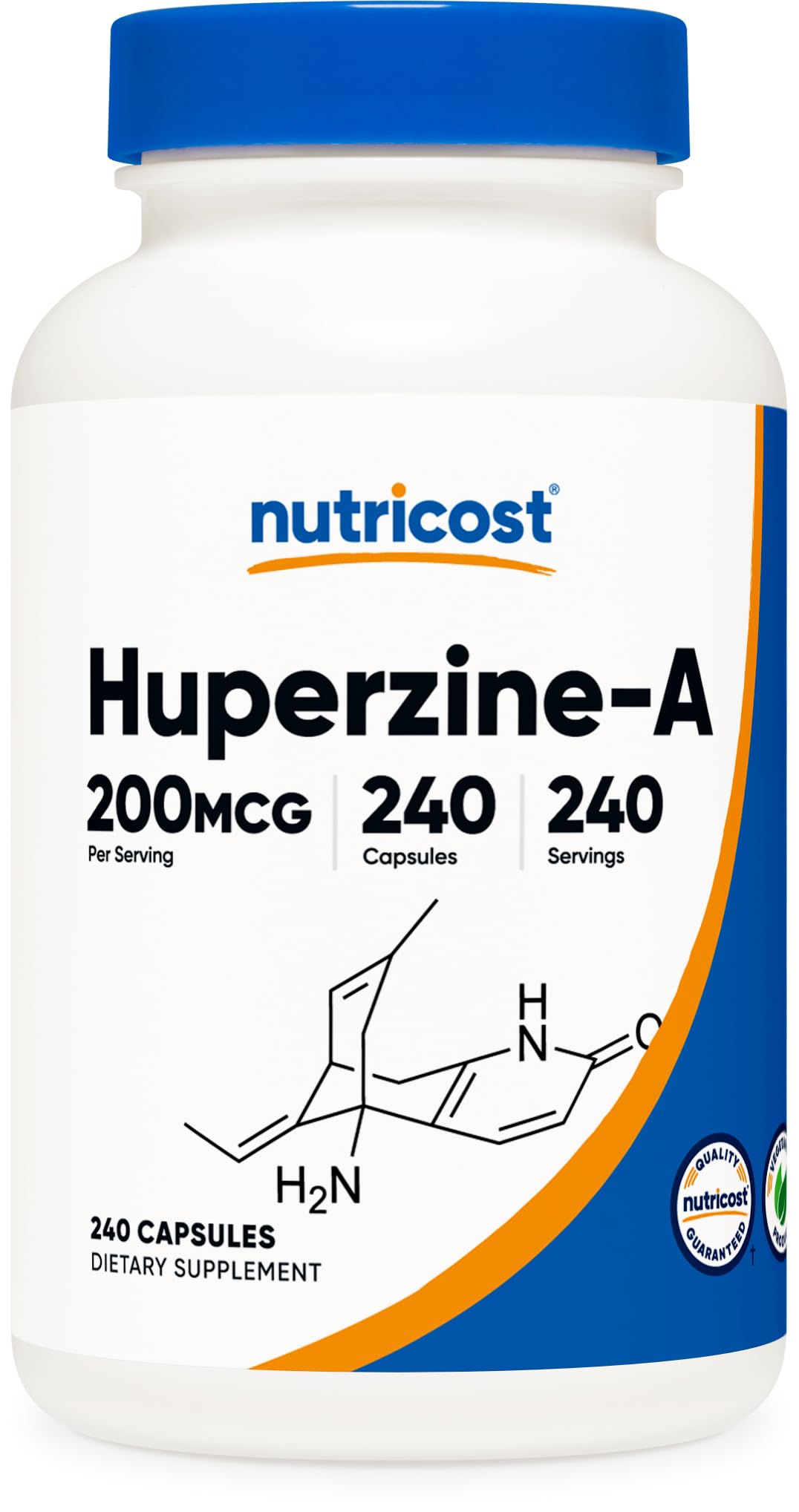 Foto 2 pulgar | Suplemento Nutricost Huperzine A 200 Mcg 240 Cápsulas - Venta Internacional.