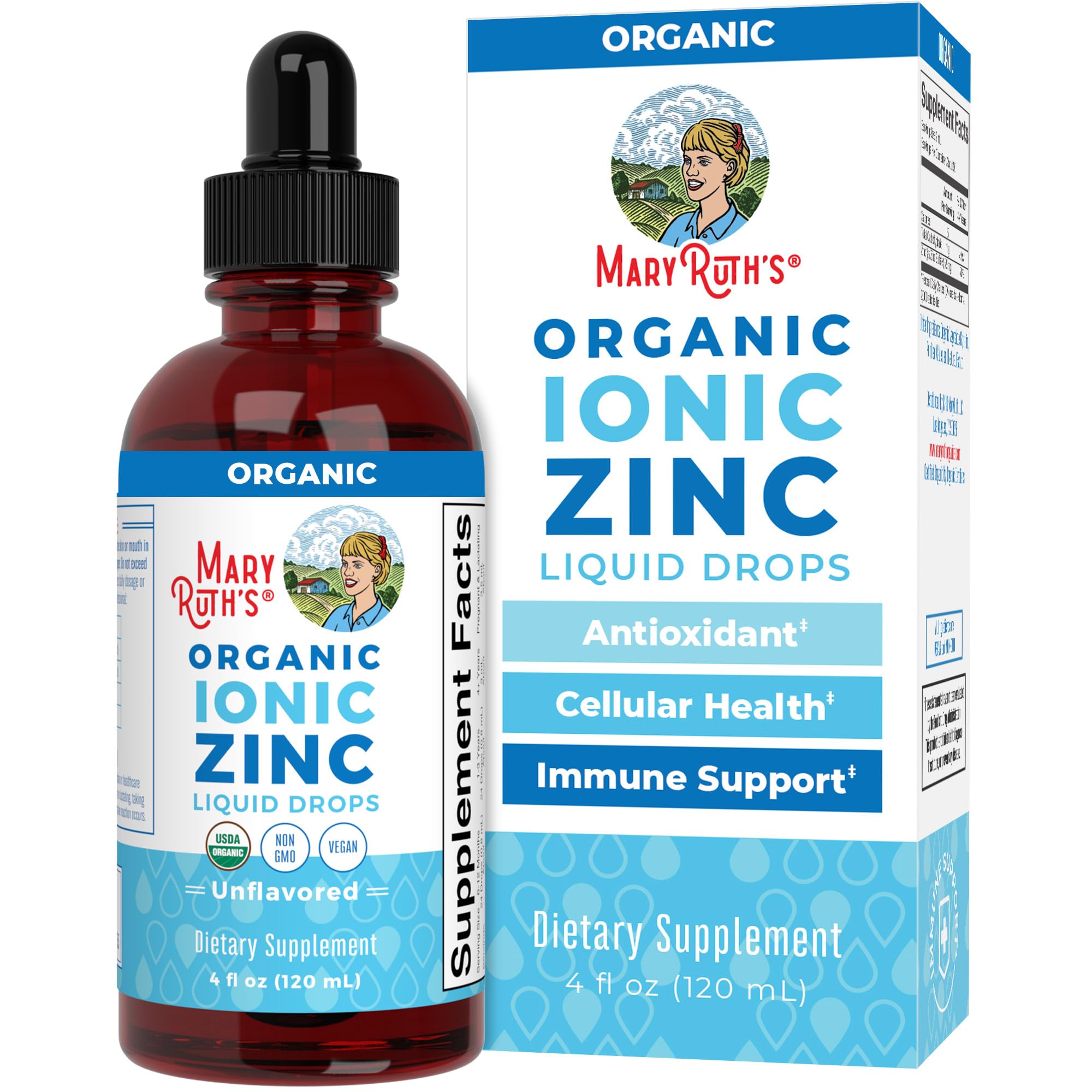 Foto 2 pulgar | Suplemento Maryruth Organics De Sulfato De Zinc 125 Ml, 40 Porciones - Venta Internacional.
