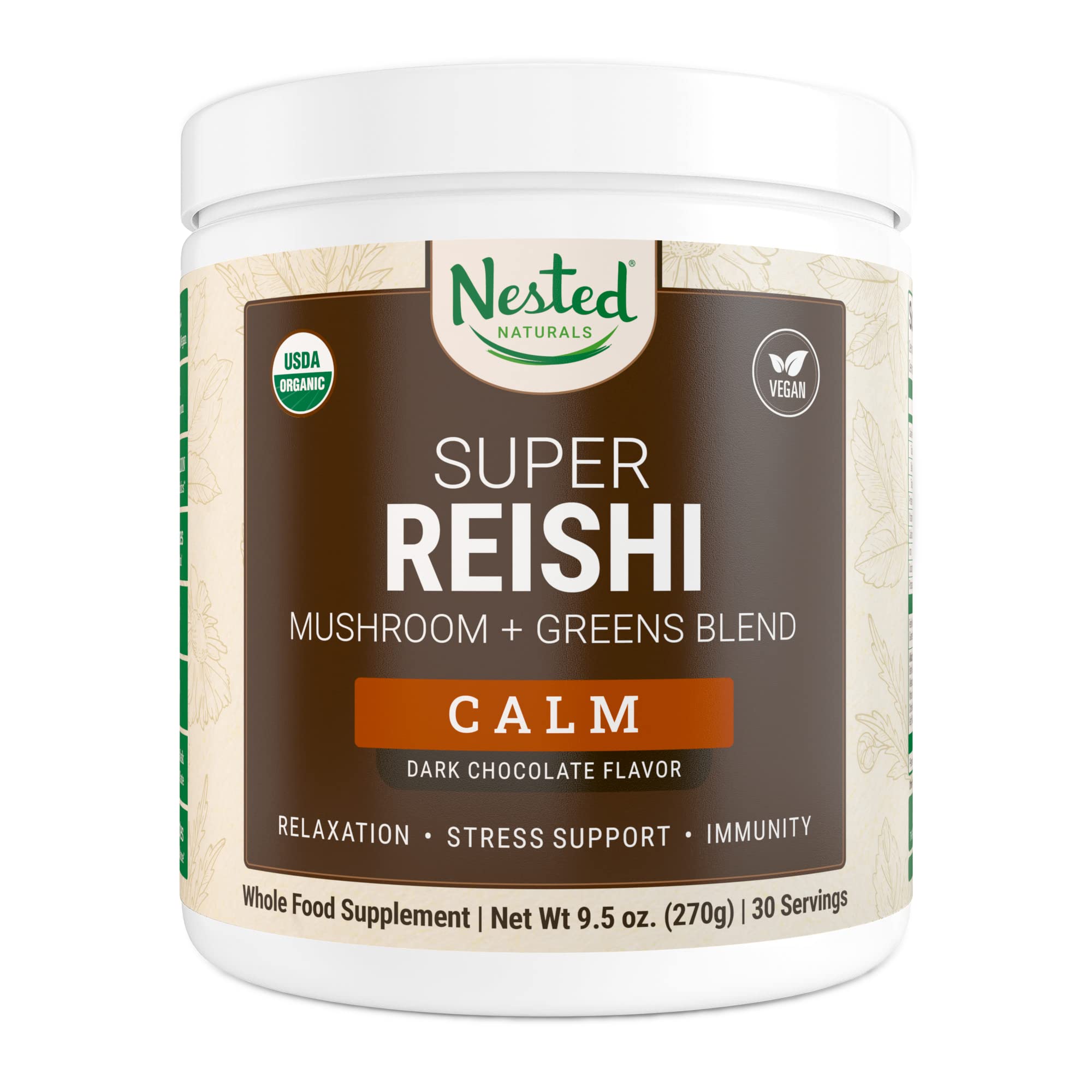 Foto 2 pulgar | Superalimento En Polvo Nested Naturals Super Greens, 30 G - Venta Internacional.
