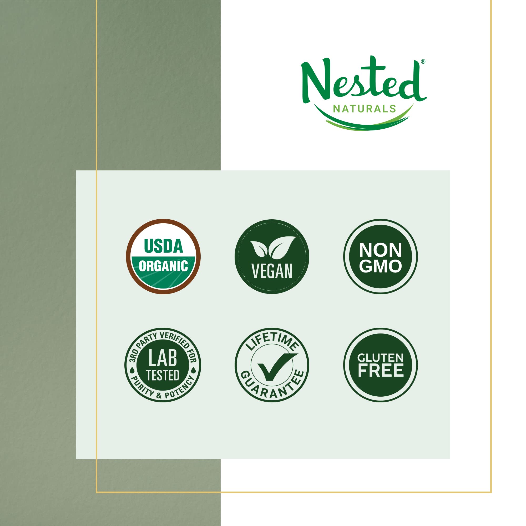 Foto 8 pulgar | Superalimento En Polvo Nested Naturals Super Greens, 30 G - Venta Internacional.