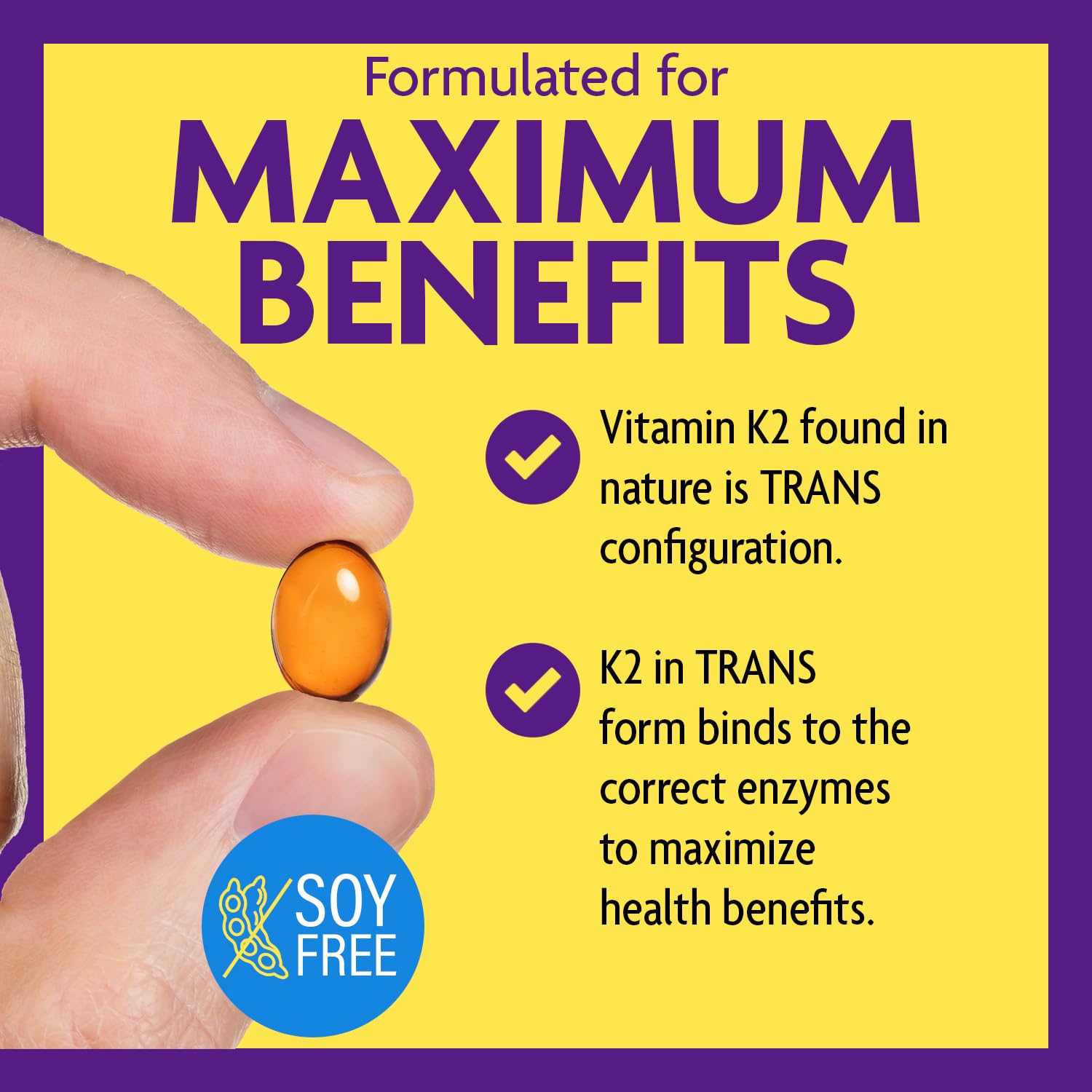 Foto 5 pulgar | Suplemento de Vitamina K2 Innovixlabs Full Spectrum 90 Cápsulas - Venta Internacional
