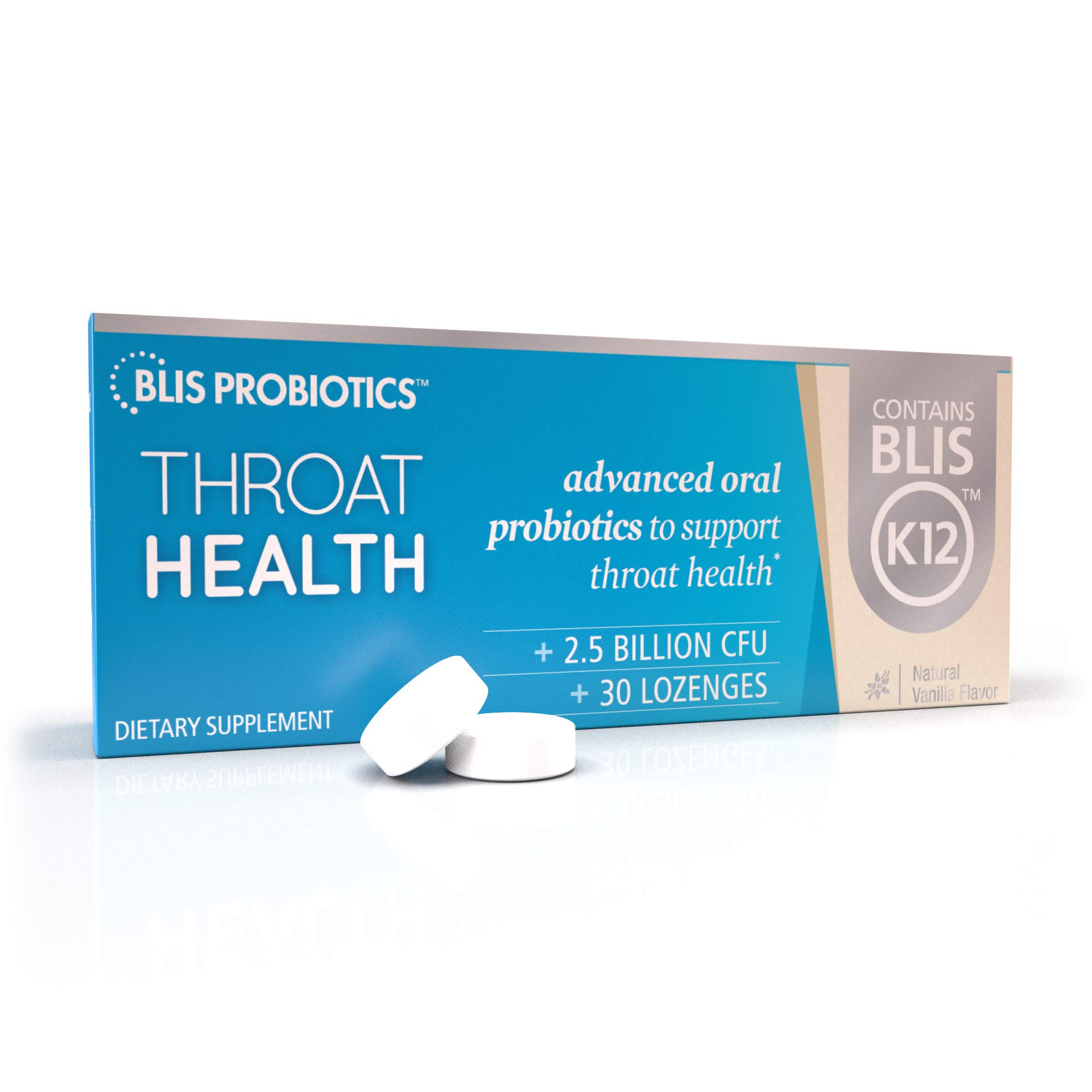 Foto 2 pulgar | Probióticos Orales Blis Probiotics Throathealth K12 2.5 B Cfu, Paquete De 30 - Venta Internacional.