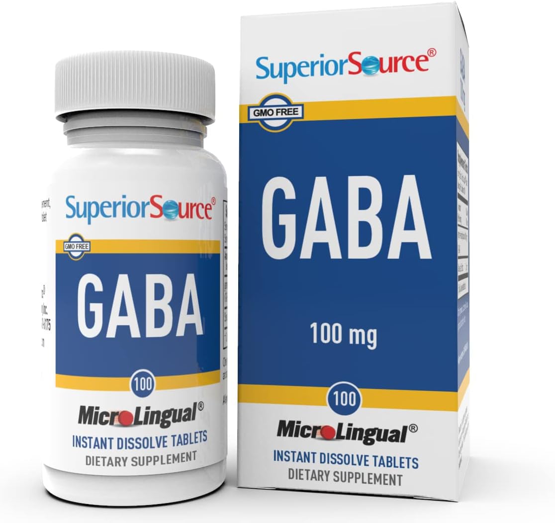 Foto 2 pulgar | Suplemento Superior Source Gaba, 100 Mg, Tabletas Microlinguales - Venta Internacional.