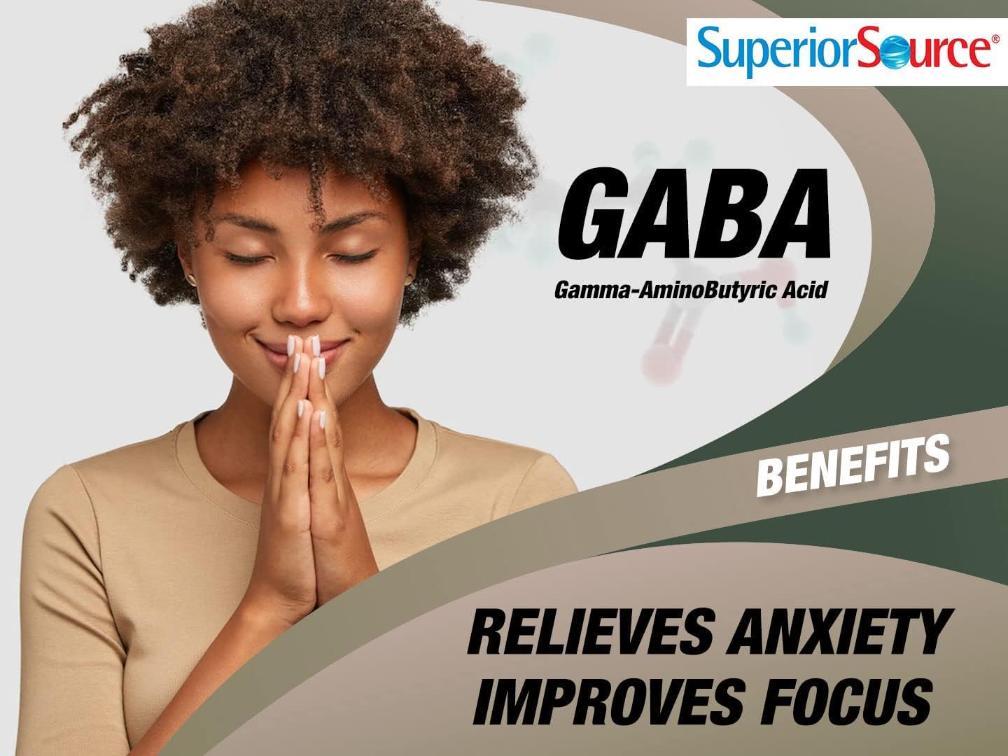 Foto 7 pulgar | Suplemento Superior Source Gaba, 100 Mg, Tabletas Microlinguales - Venta Internacional.