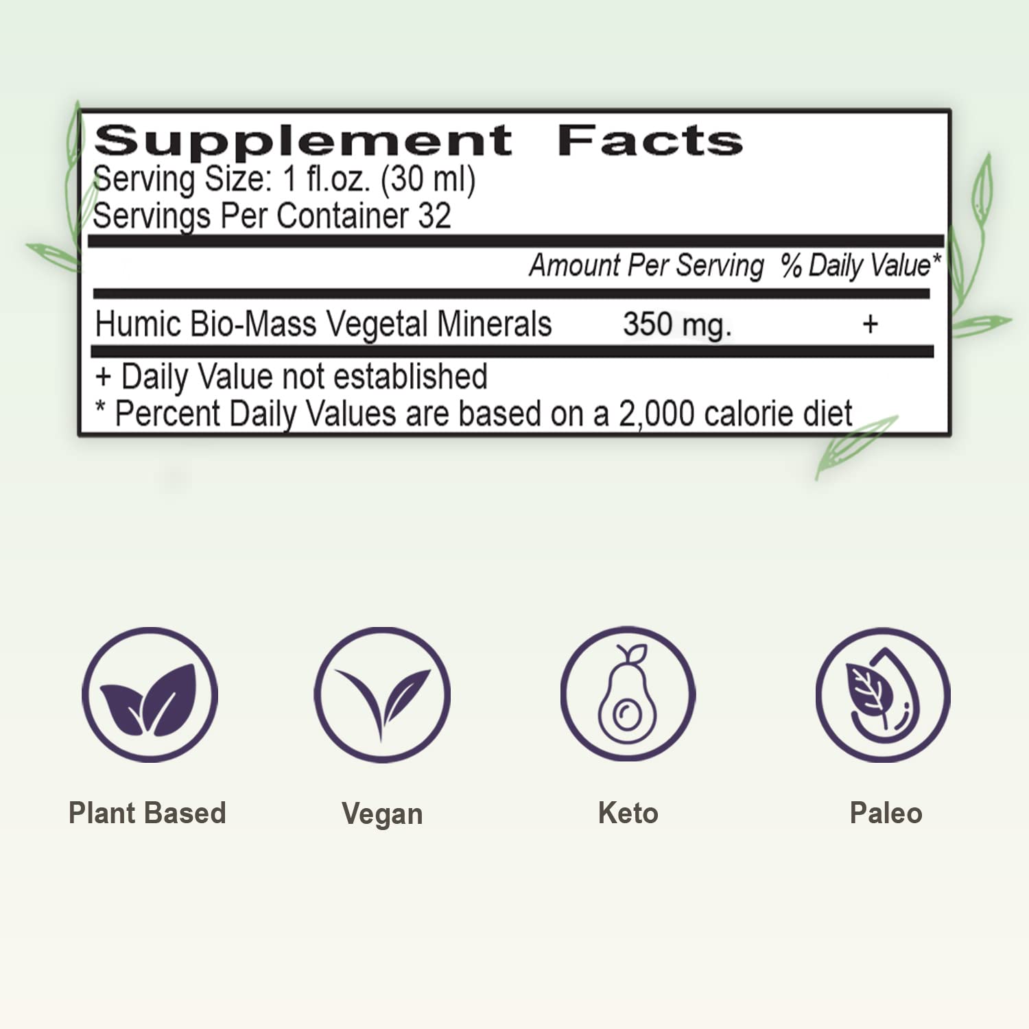 Foto 6 pulgar | Suplemento Vital Earth Minerals Super Strength Humic 960 Ml - Venta Internacional.