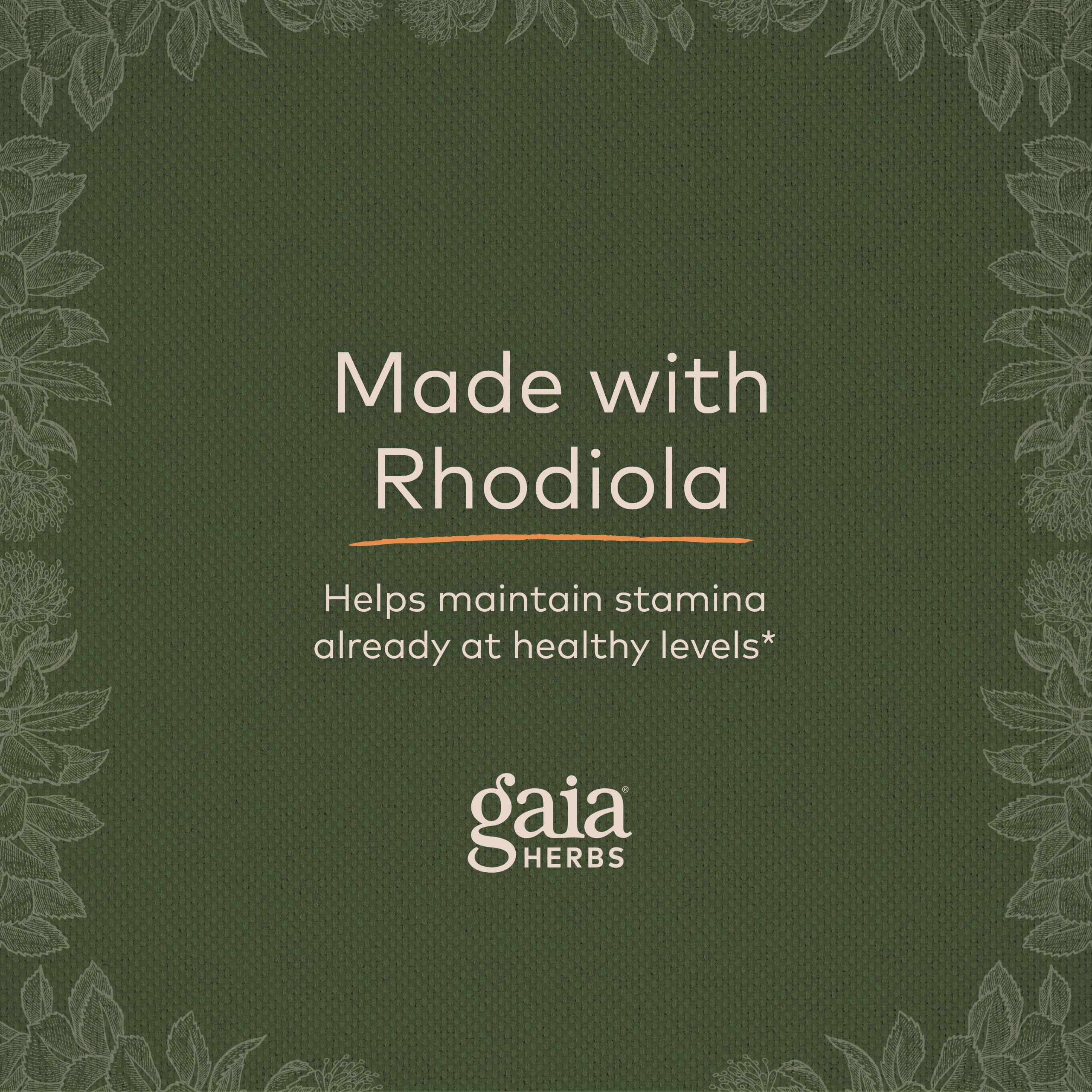 Foto 7 pulgar | Suplemento Gaia Herbs Rhodiola Rosea Stress Support 60 Cápsulas - Venta Internacional.