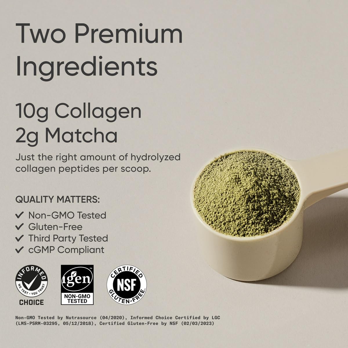 Foto 3 pulgar | Péptidos De Colágeno En Polvo Con Té Verde Matcha Sports Research - Venta Internacional.