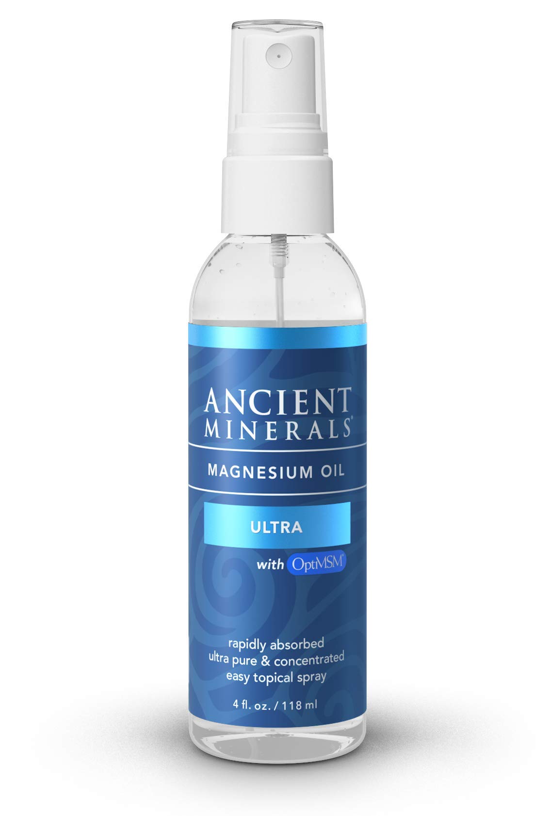 Foto 2 pulgar | Spray De Aceite De Magnesio Ancient Minerals Ultra Con Optimsm 120 Ml - Venta Internacional.