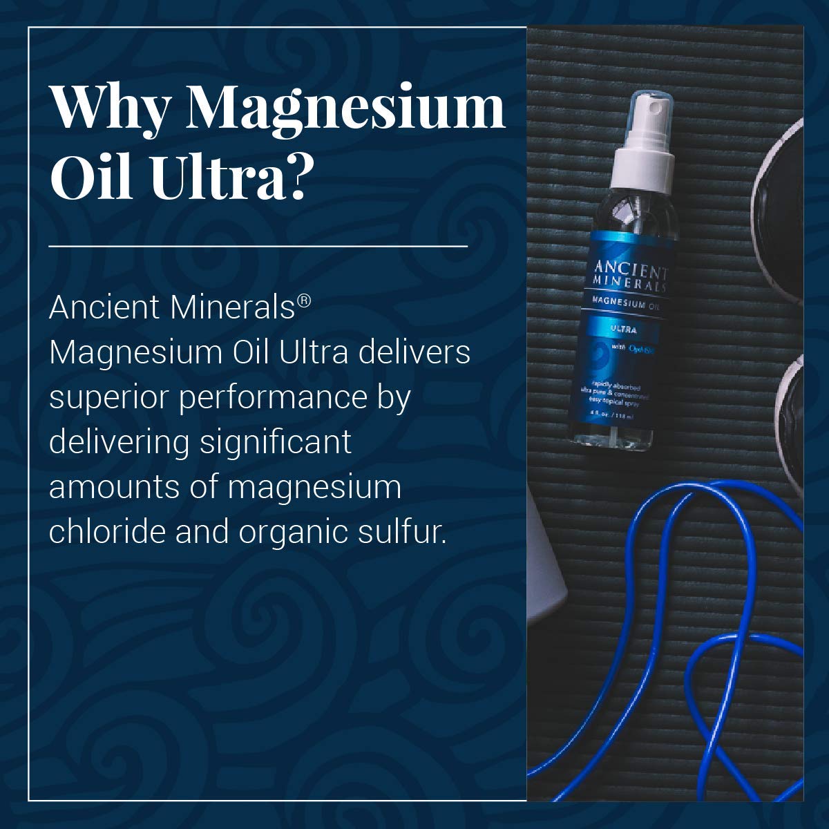 Foto 3 pulgar | Spray De Aceite De Magnesio Ancient Minerals Ultra Con Optimsm 120 Ml - Venta Internacional.