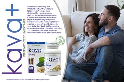 Foto 3 | Suplemento Vh Nutrition Kava+, Cápsulas De Kava Kava, 1050 Mg - Venta Internacional.