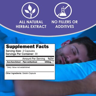 Foto 4 | Suplemento Vh Nutrition Kava+, Cápsulas De Kava Kava, 1050 Mg - Venta Internacional.