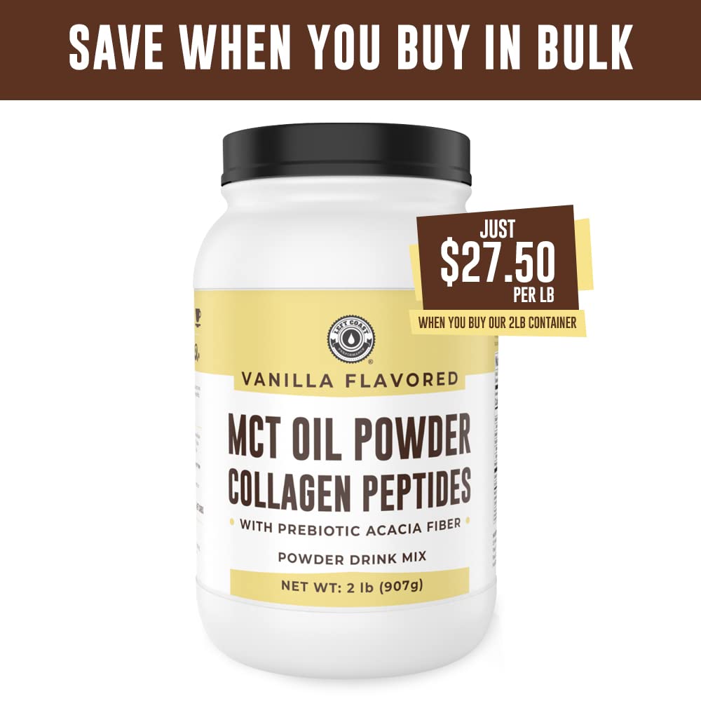 Foto 6 pulgar | Keto Mct En Polvo, Colágeno Y Fibra Prebiótica De Acacia, 960 Ml - Venta Internacional.
