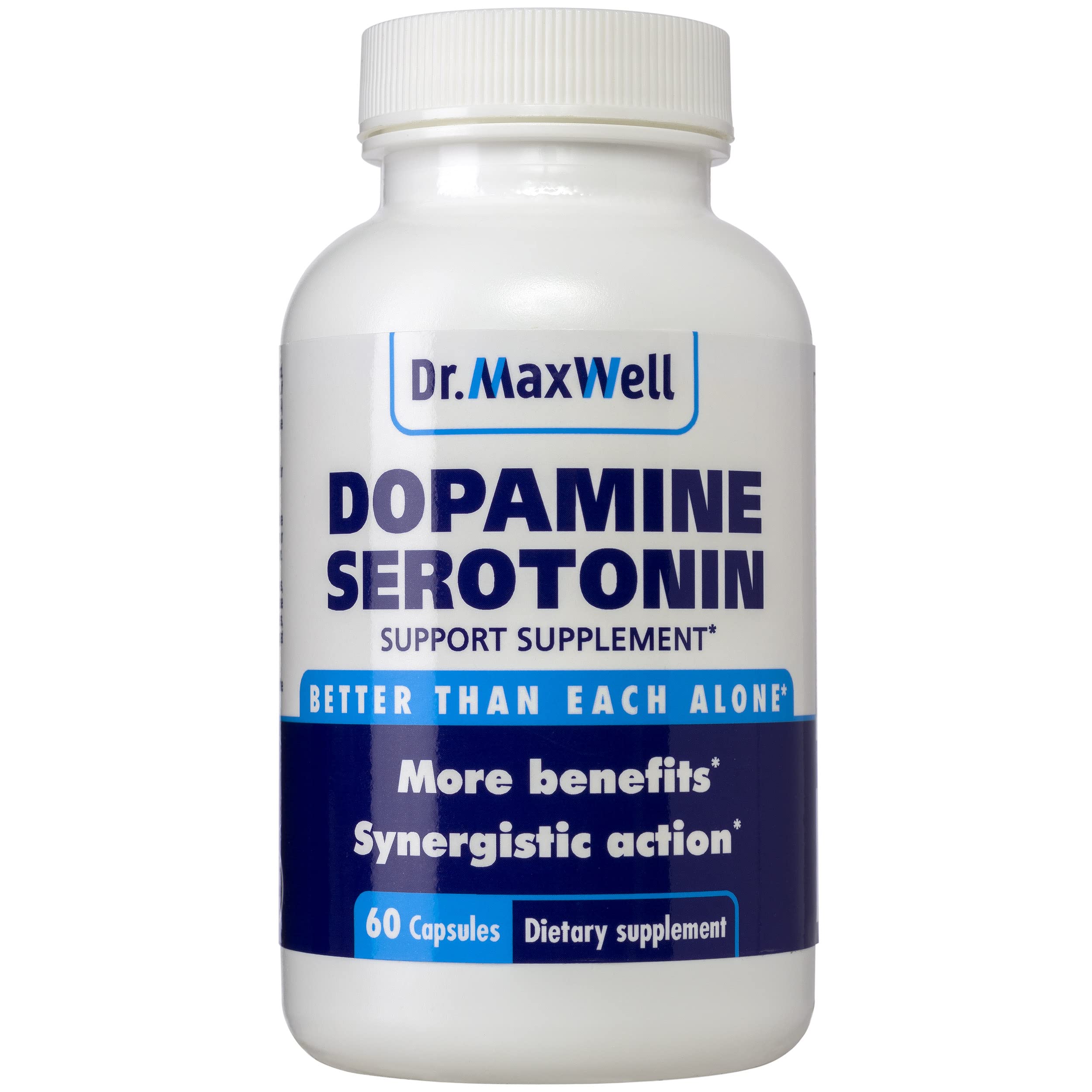 Suplemento Dr. Maxwell De Serotonina Y Dopamina 60 Cápsulas - Venta Internacional.