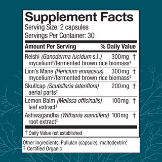 Foto 2 | Suplemento Host Defense Mycobotanicals Stress Decompress - Venta Internacional.