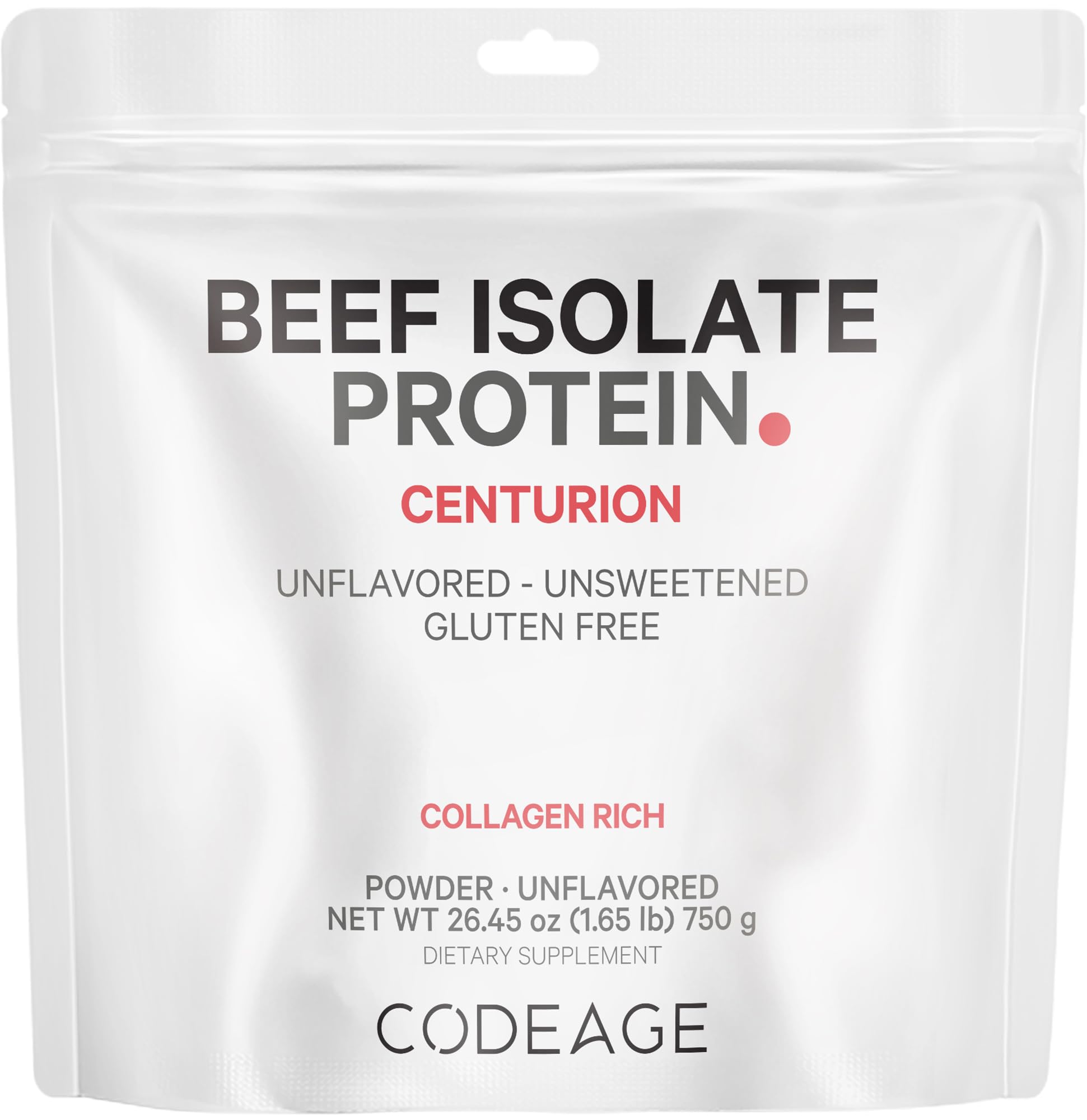 Suplemento Proteico Codeage, Aislado De Carne De Res Alimentada Con Pasto, 750 Ml - Venta Internacional.