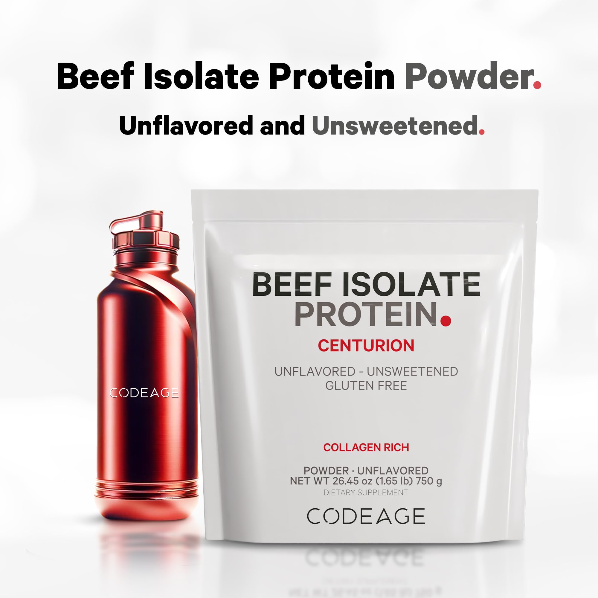 Foto 3 | Suplemento Proteico Codeage, Aislado De Carne De Res Alimentada Con Pasto, 750 Ml - Venta Internacional.