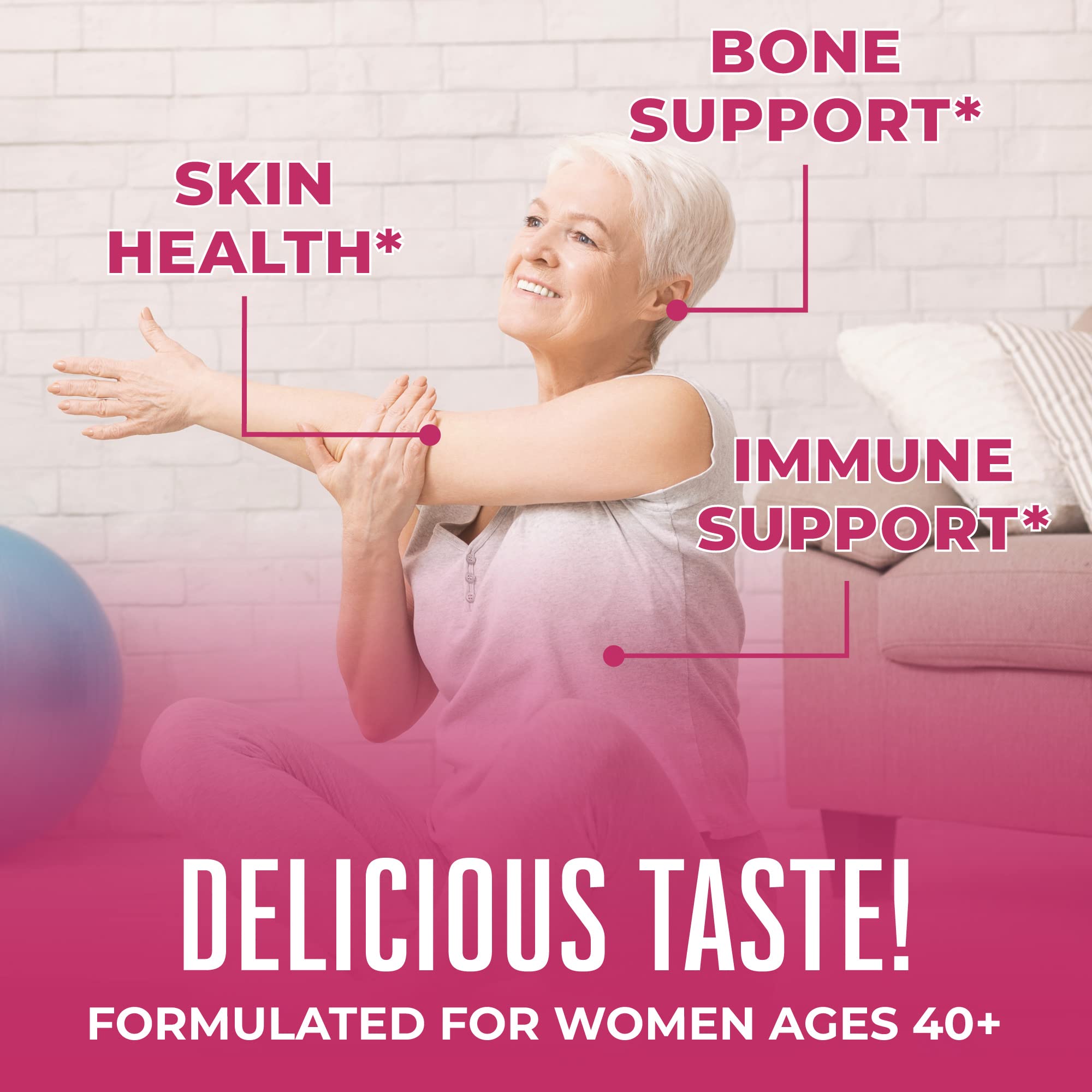 Foto 3 pulgar | Gominolas de Vitaminas MaryRuth Organics para Mujeres Mayores de 40 Años - Venta Internacional