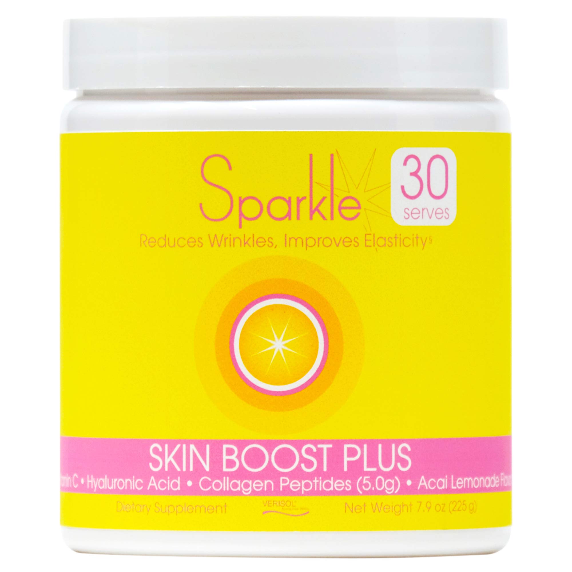 Foto 2 pulgar | Colágeno En Polvo Sparkle Skin Boost Plus Acai Lemonade 30 Unidades - Venta Internacional.