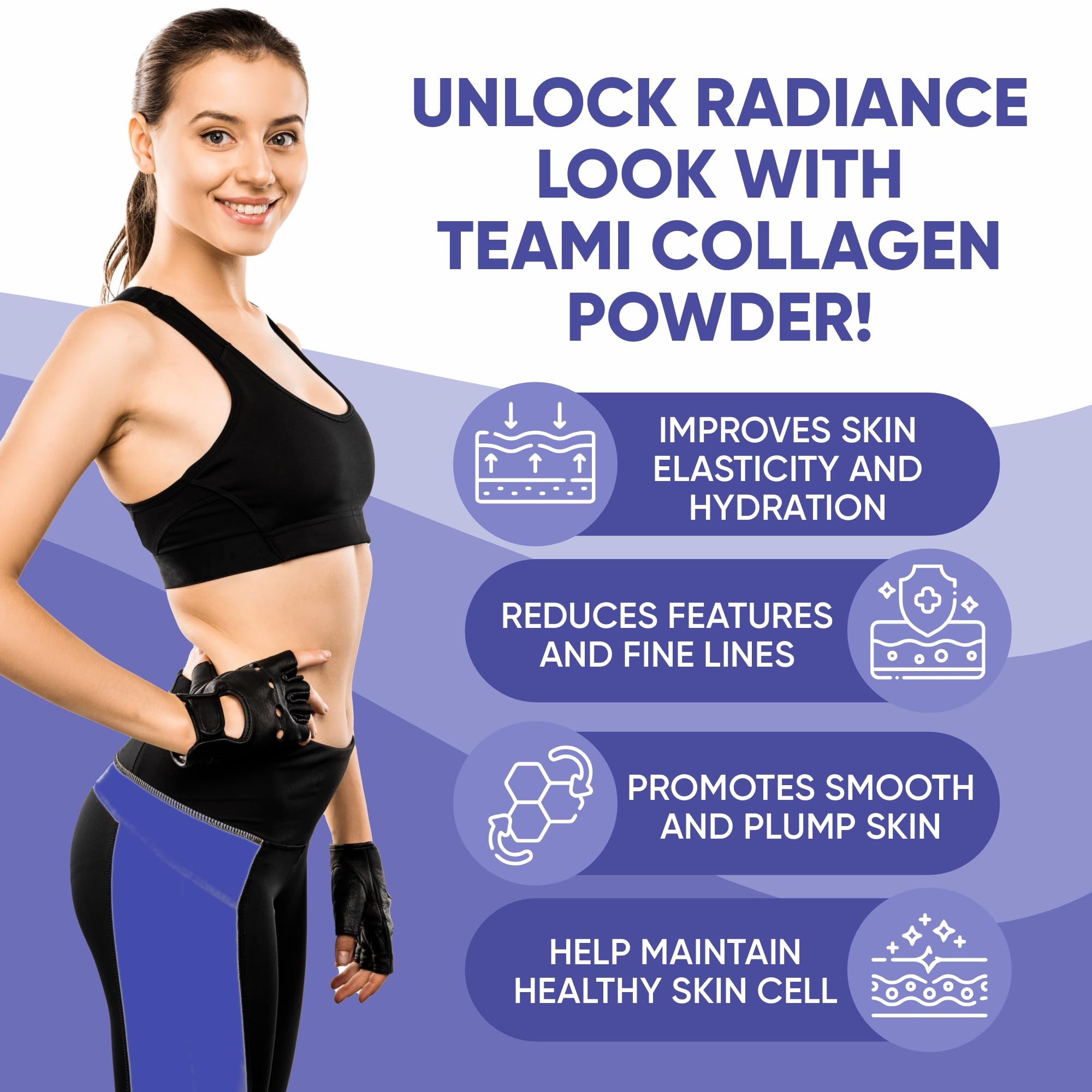 Foto 5 pulgar | Colágeno En Polvo Teami Beauty Butterfly Marine Peptides - Venta Internacional.