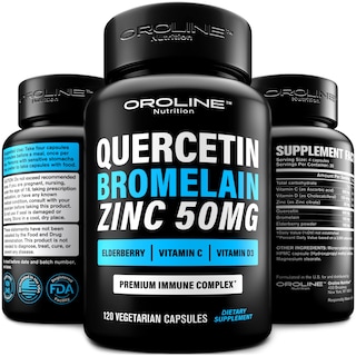 Foto 1 | Suplemento De Quercetina Oroline Nutrition 500 Mg Con 50 Mg De Zinc - Venta Internacional.