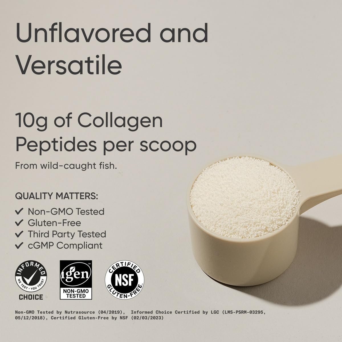 Foto 2 | Péptidos De Colágeno En Polvo Sports Research Marine 340 Ml - Venta Internacional.