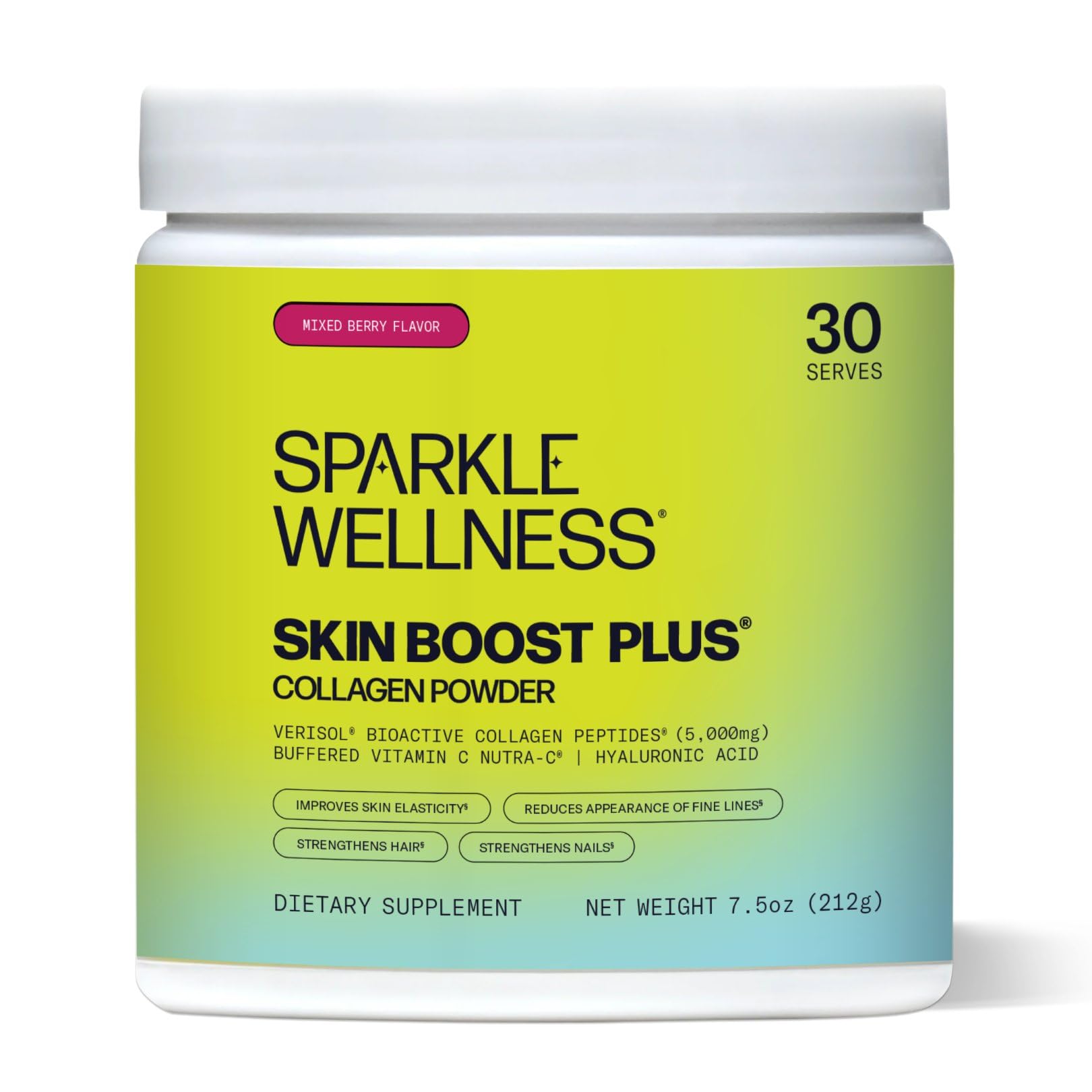 Foto 2 pulgar | Suplemento de Colágeno en Polvo Sparkle Wellness Skin Boost Plus 212 g - Venta Internacional