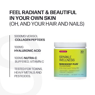 Foto 5 | Suplemento de Colágeno en Polvo Sparkle Wellness Skin Boost Plus 212 g - Venta Internacional