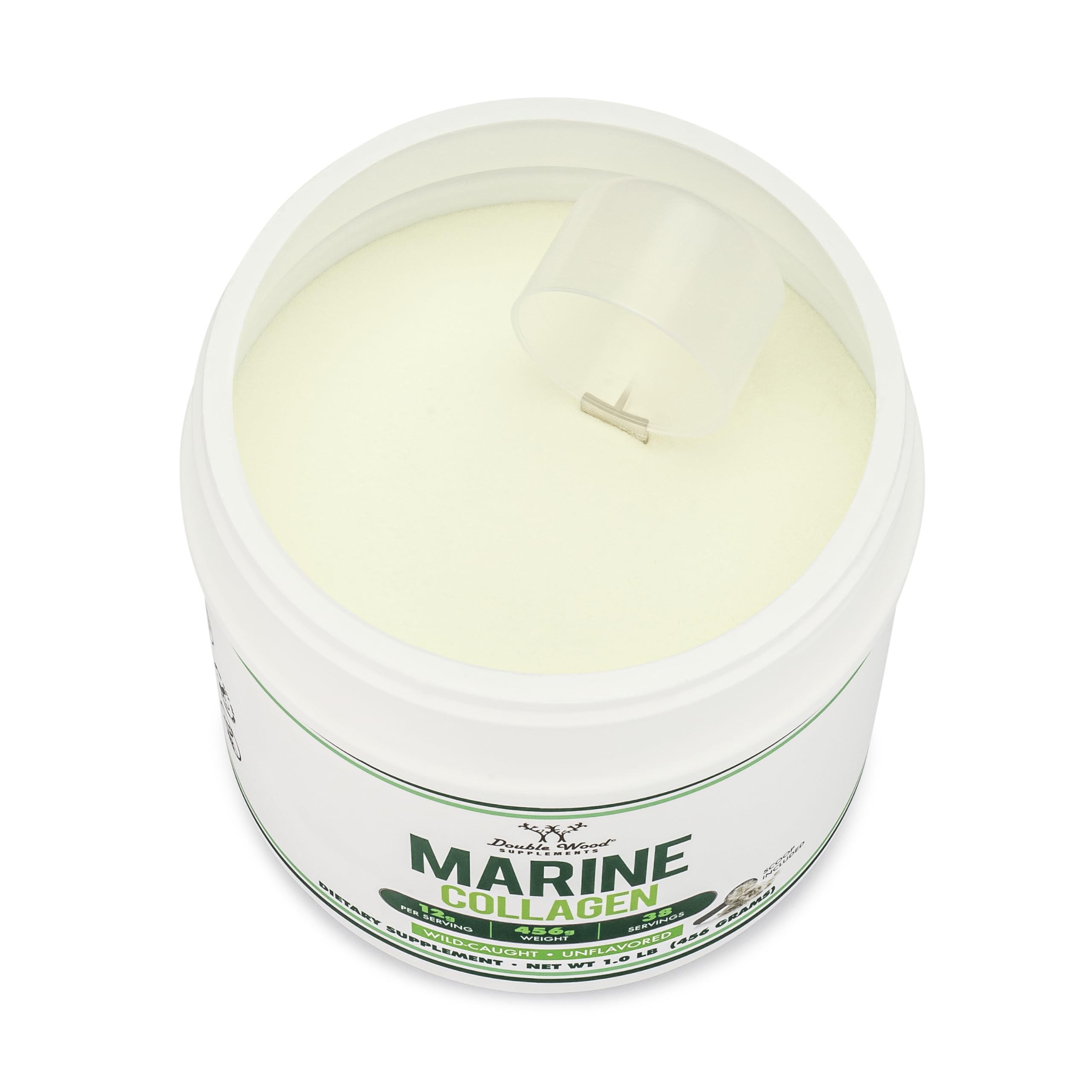 Foto 3 pulgar | Suplementos De Doble Madera En Polvo De Colágeno Marino, 500 G - Venta Internacional.