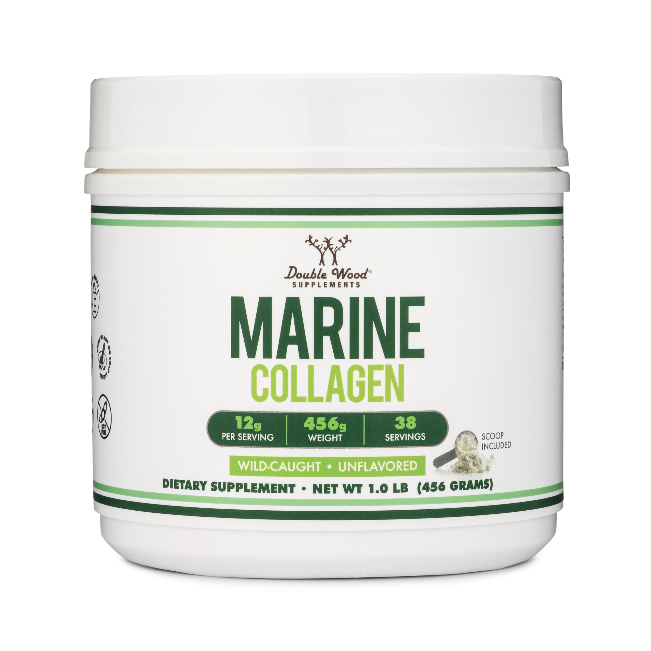 Foto 6 pulgar | Suplementos De Doble Madera En Polvo De Colágeno Marino, 500 G - Venta Internacional.