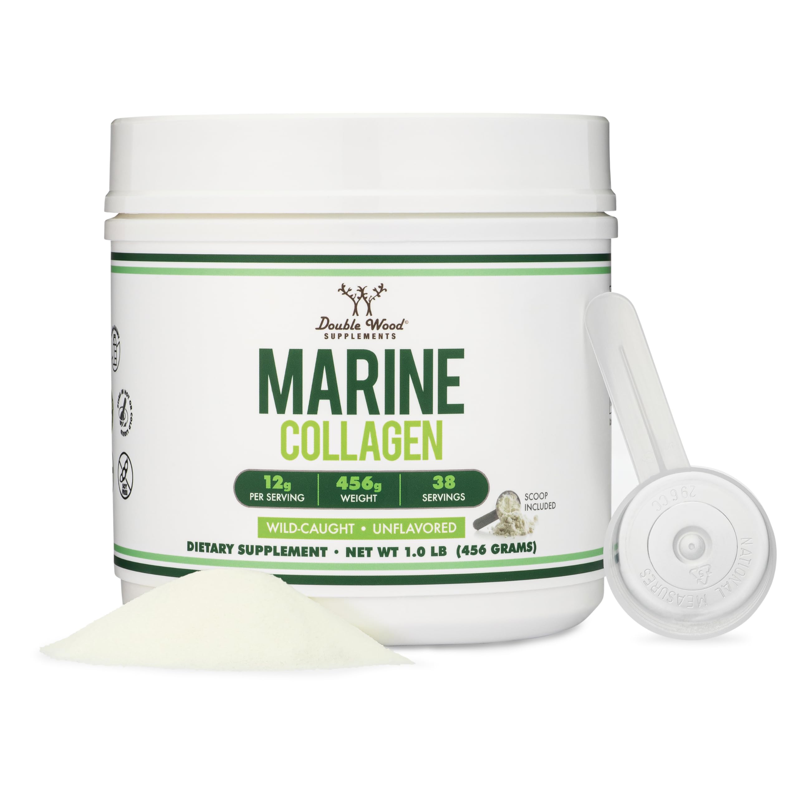 Foto 7 pulgar | Suplementos De Doble Madera En Polvo De Colágeno Marino, 500 G - Venta Internacional.