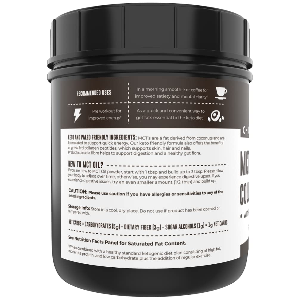 Foto 6 pulgar | Suplemento Left Coast Performance Keto Mct Powder 473 Ml - Venta Internacional.
