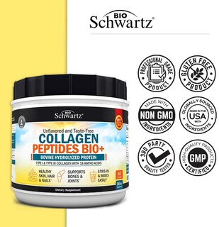 Foto 4 | Los Péptidos De Colágeno En Polvo Bioschwartz 473 Ml Promueven La Salud - Venta Internacional.
