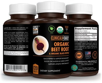 Foto 3 | Suplemento Clinical Daily Organic Beet Root de 120 Tabletas-Venta Internacional